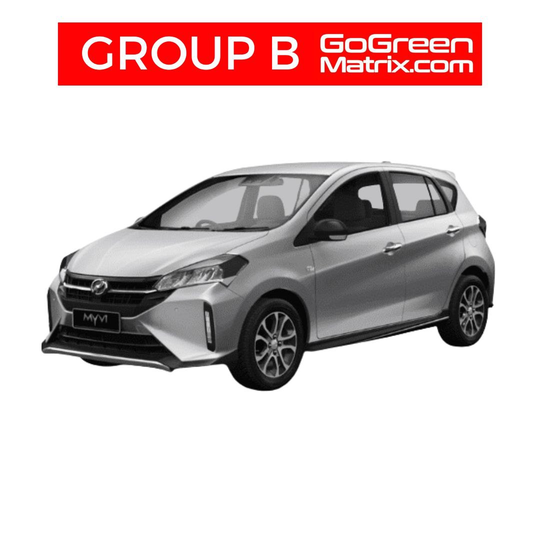 Perodua Myvi 1.5 (A) Advance or Similar - B