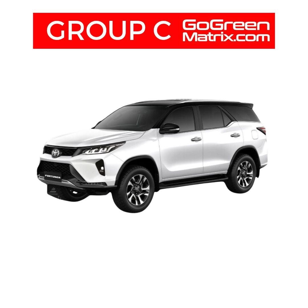 Toyota Fortuner 2.5 (A) or Similar - C