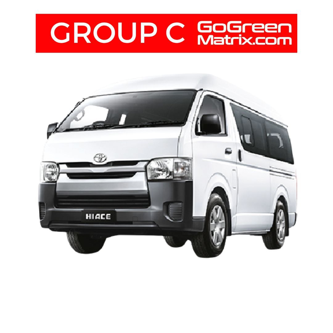 Toyota Hiace 2.5 (M) or Similar - C