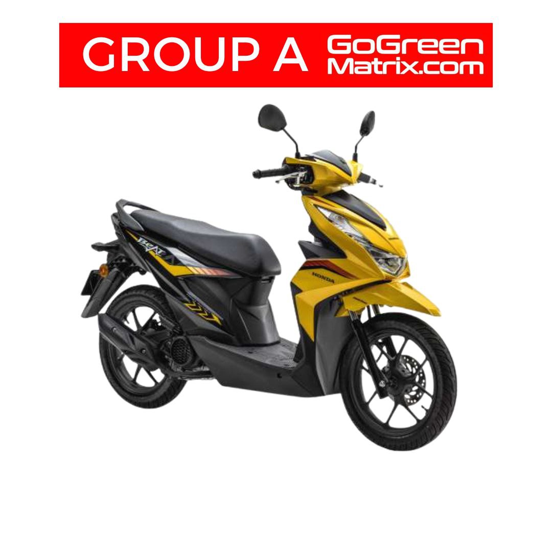 Honda Beat 110cc (A) or Similar - A