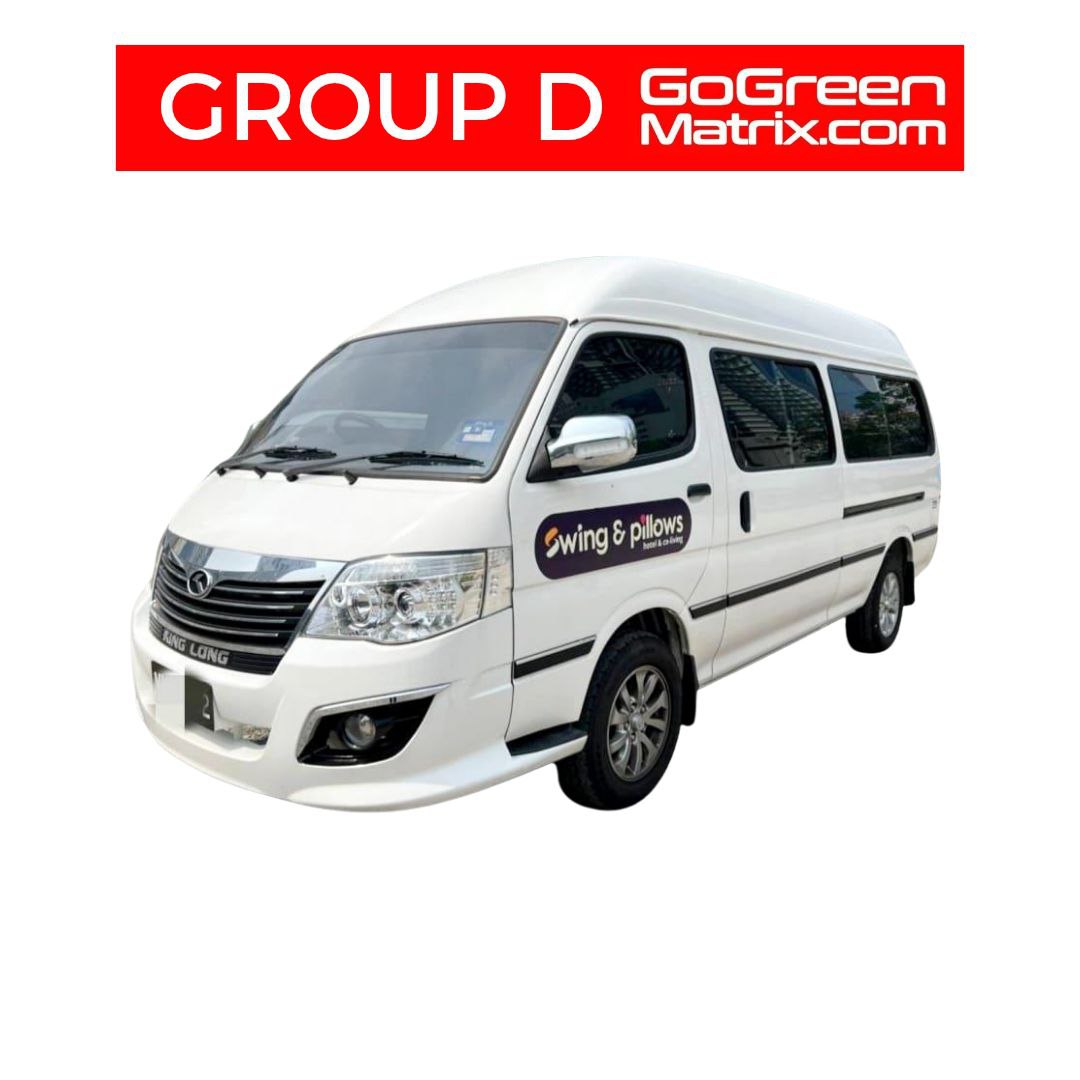 King Long 15 Seater Van 2.8 (M) Diesel or Similar - D