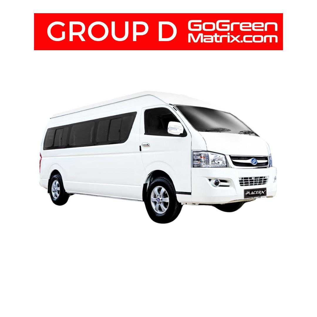 Cam Placer 18 Seater Van 2.9 (M) Diesel or Similar - D