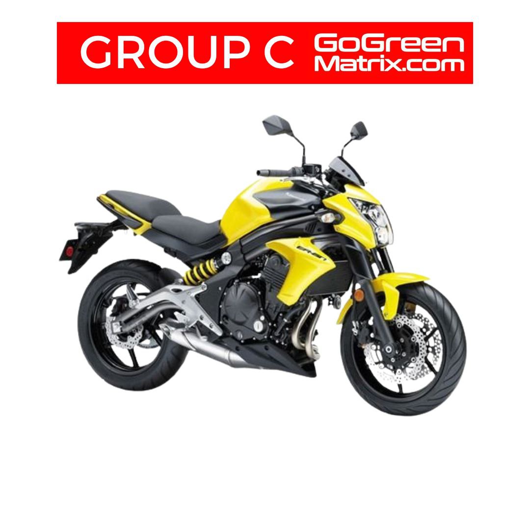 Kawasaki ER6N 650cc (M) or Similar - C